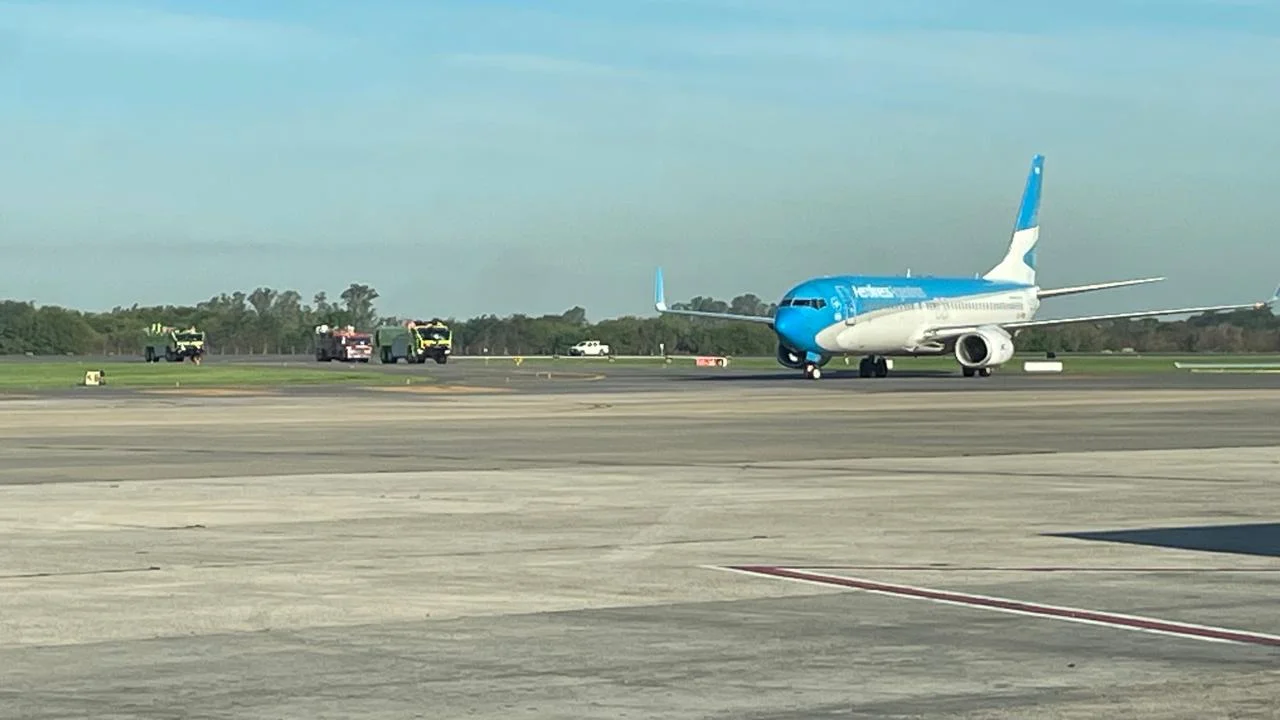 avion ezeiza emergencia