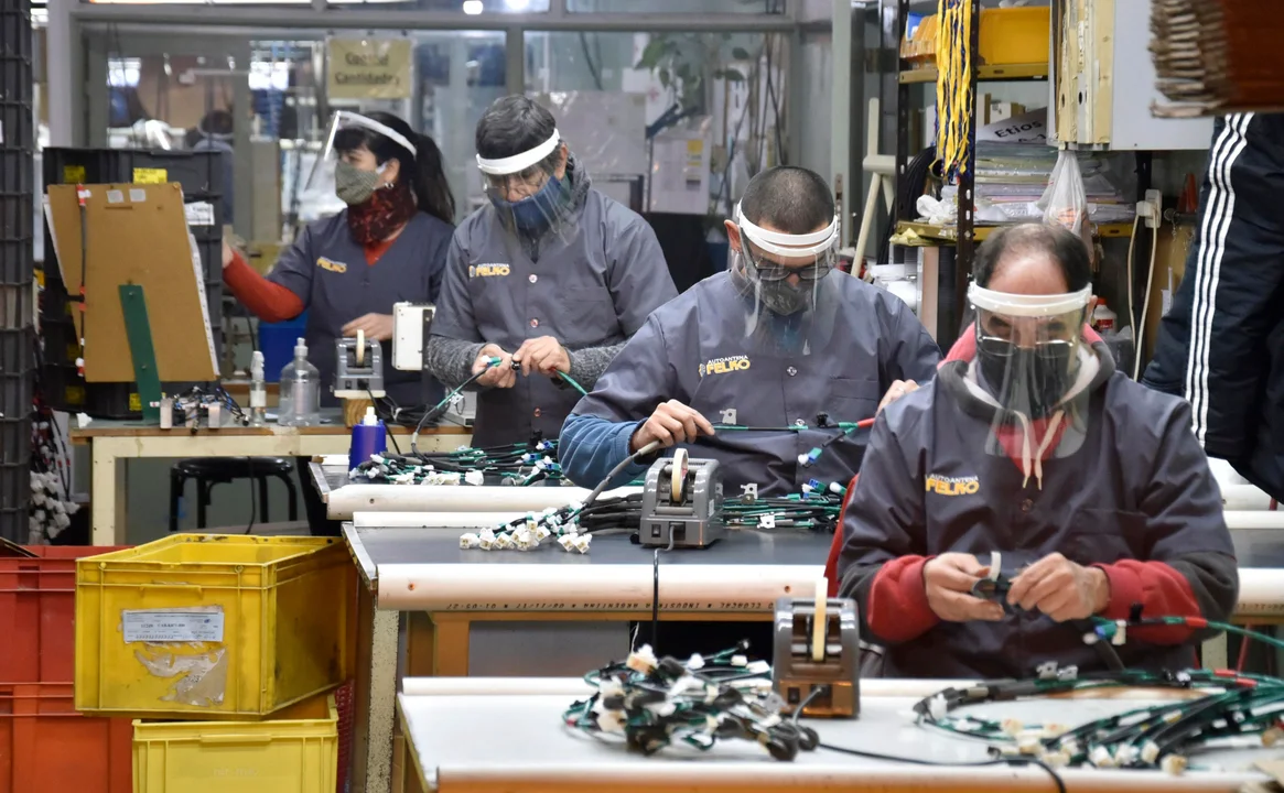 producción industrial