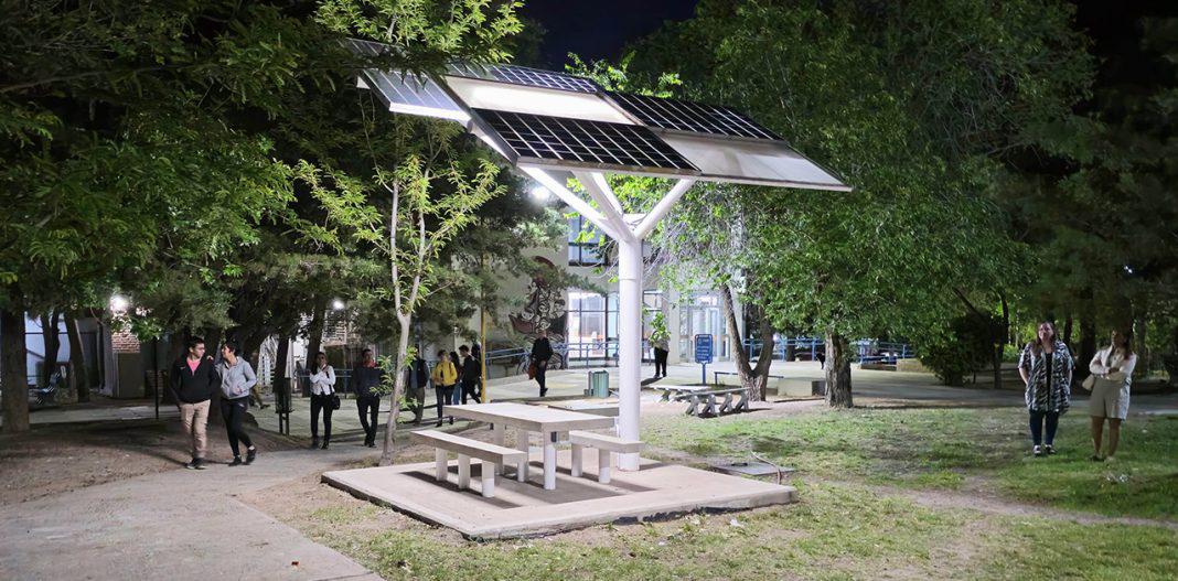 sombrillas fotovoltaicas