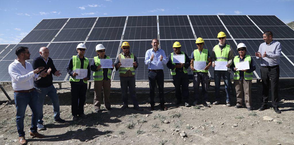 parque de energía solar