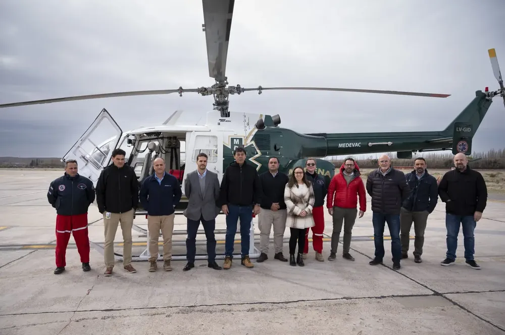 helicoptero vaca muerta