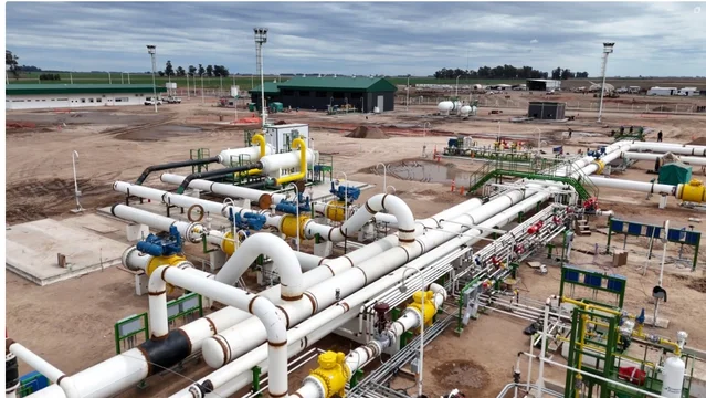 planta compresora Saliquelló gasoducto