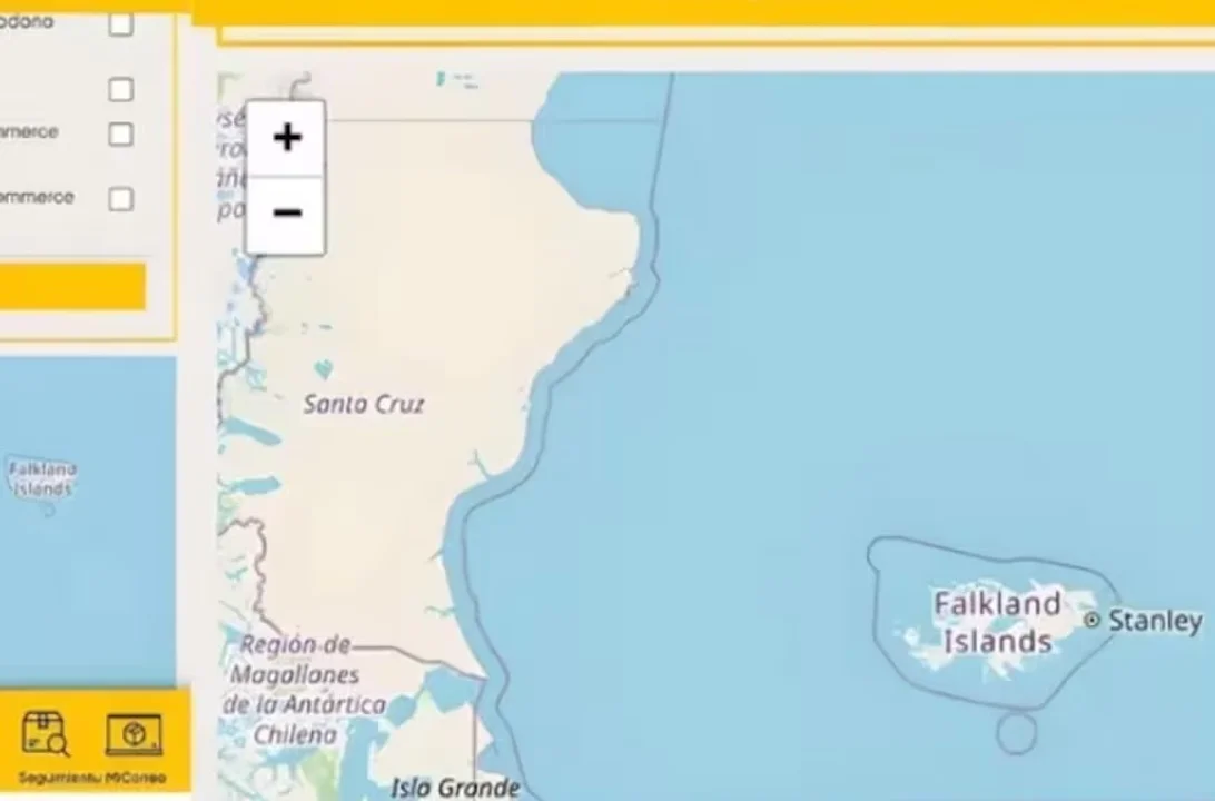 Islas Malvinas Correo Argentino